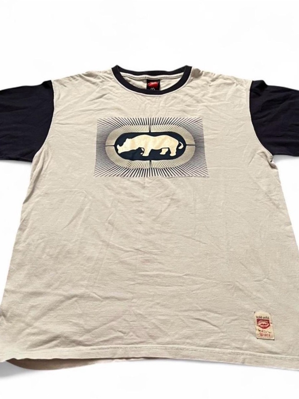 Vintage Y2K Ecko Unltd Unlimited Rhino Puffy Print Shirt Men's Sz M